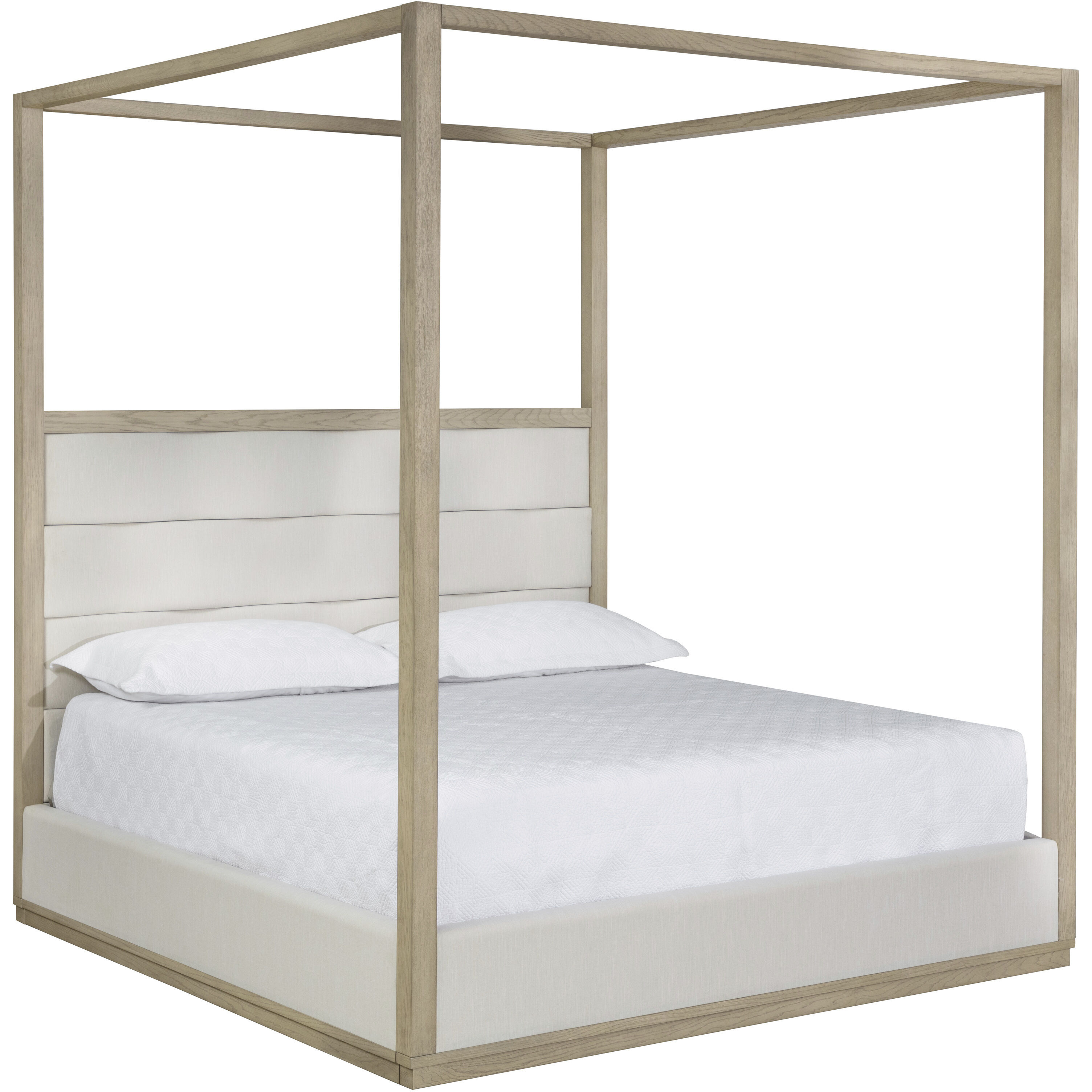 Hoyos Topaz Beige Canopy Bed, King